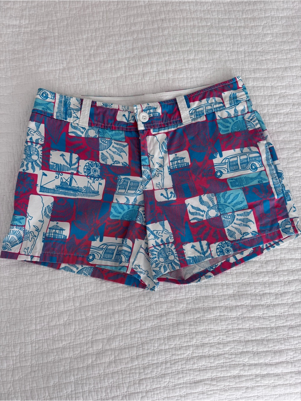 Lilly Pulitzer Vintage Nantucket Print Shorts